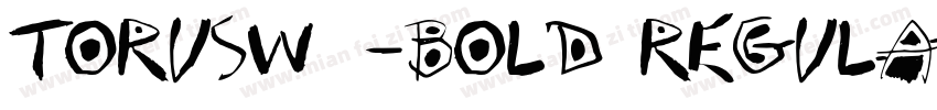 TorusW01-Bold Regula字体转换